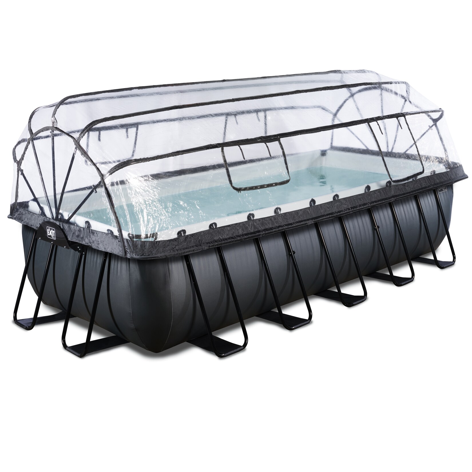 Frame Pool 540x250x122cm mit Sandfilterpumpe und Abdeckung und Wärmepumpe, versch. Ausführungen