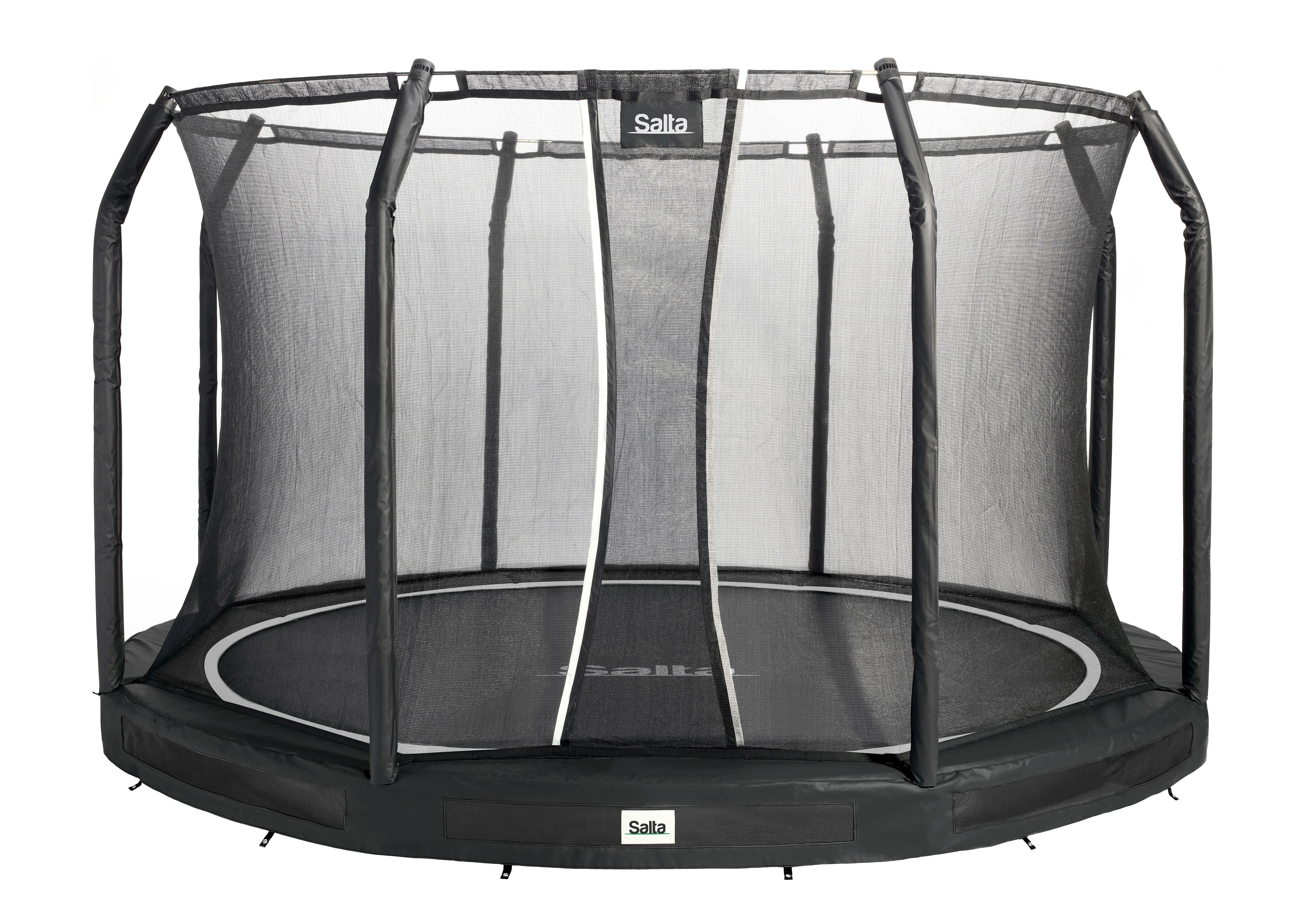 SALTA Premium Ground Trampolin ca. 396 cm - Rund Schwarz - versch. Ausf&uuml;hrungen 