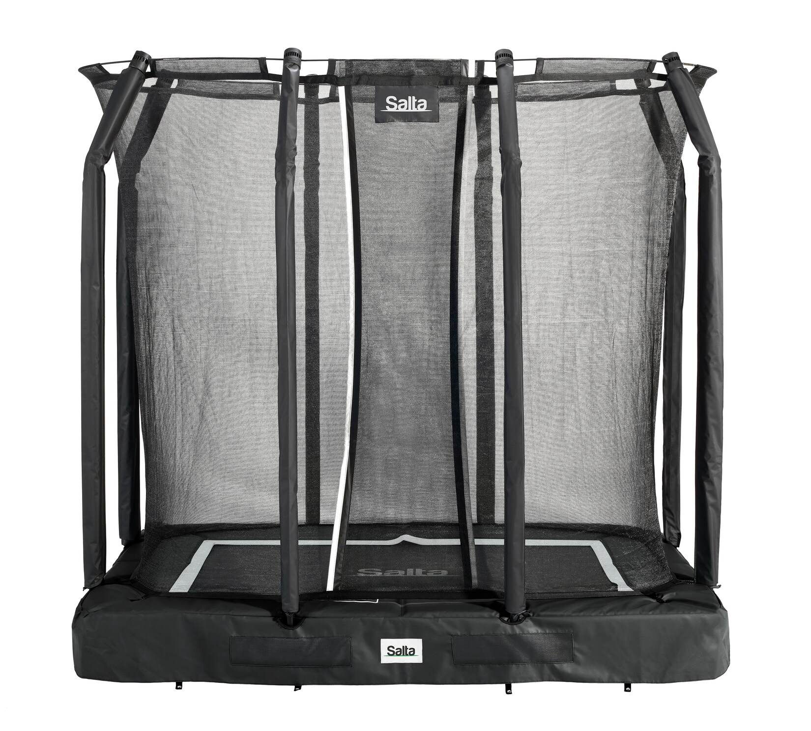 SALTA Premium Ground Trampolin ca. 214x153 cm - Rechteckig Schwarz - versch. Ausführungen