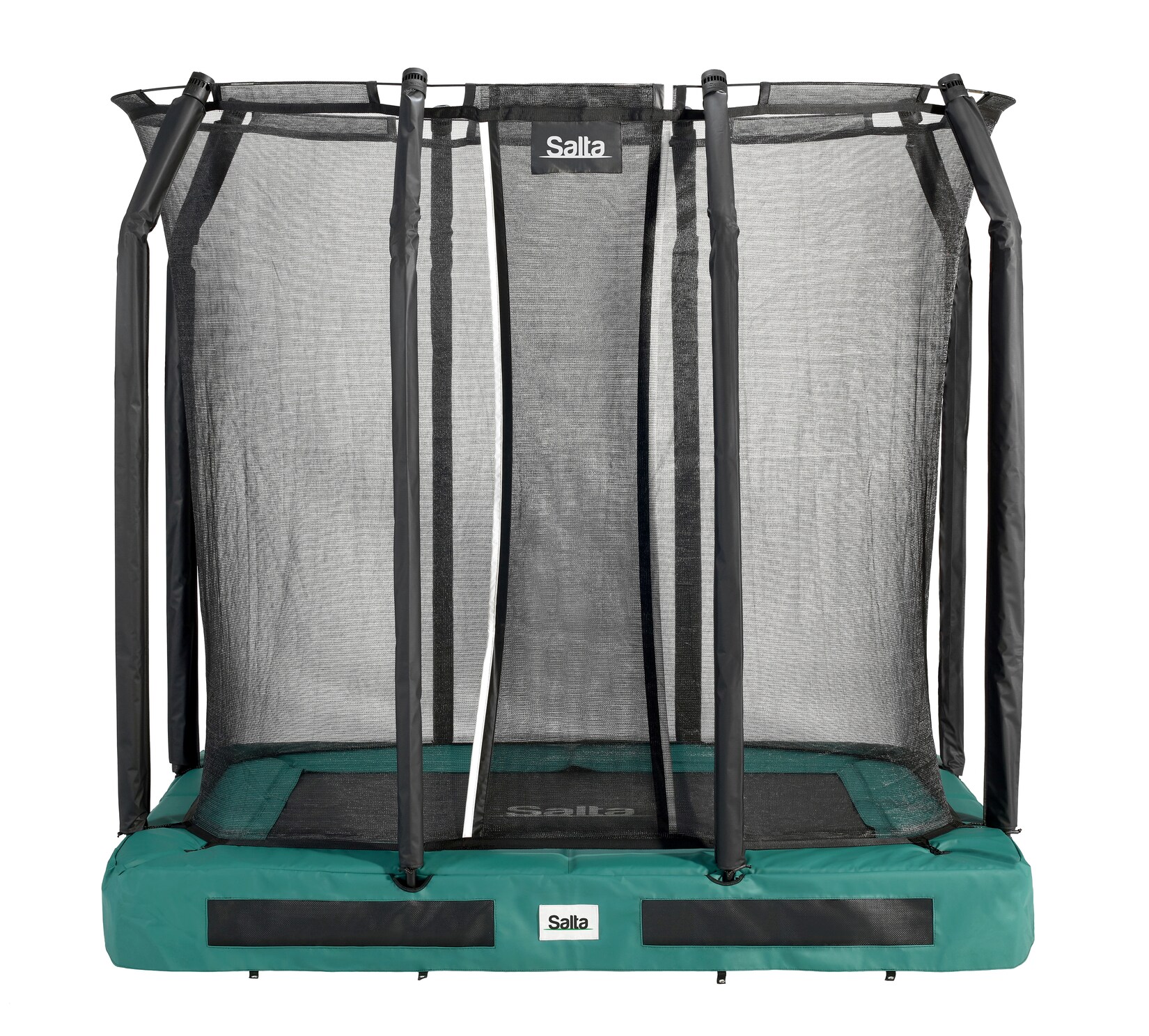 SALTA Premium Ground Trampolin ca. 214x153 cm - Rechteckig Grün - versch. Ausführungen