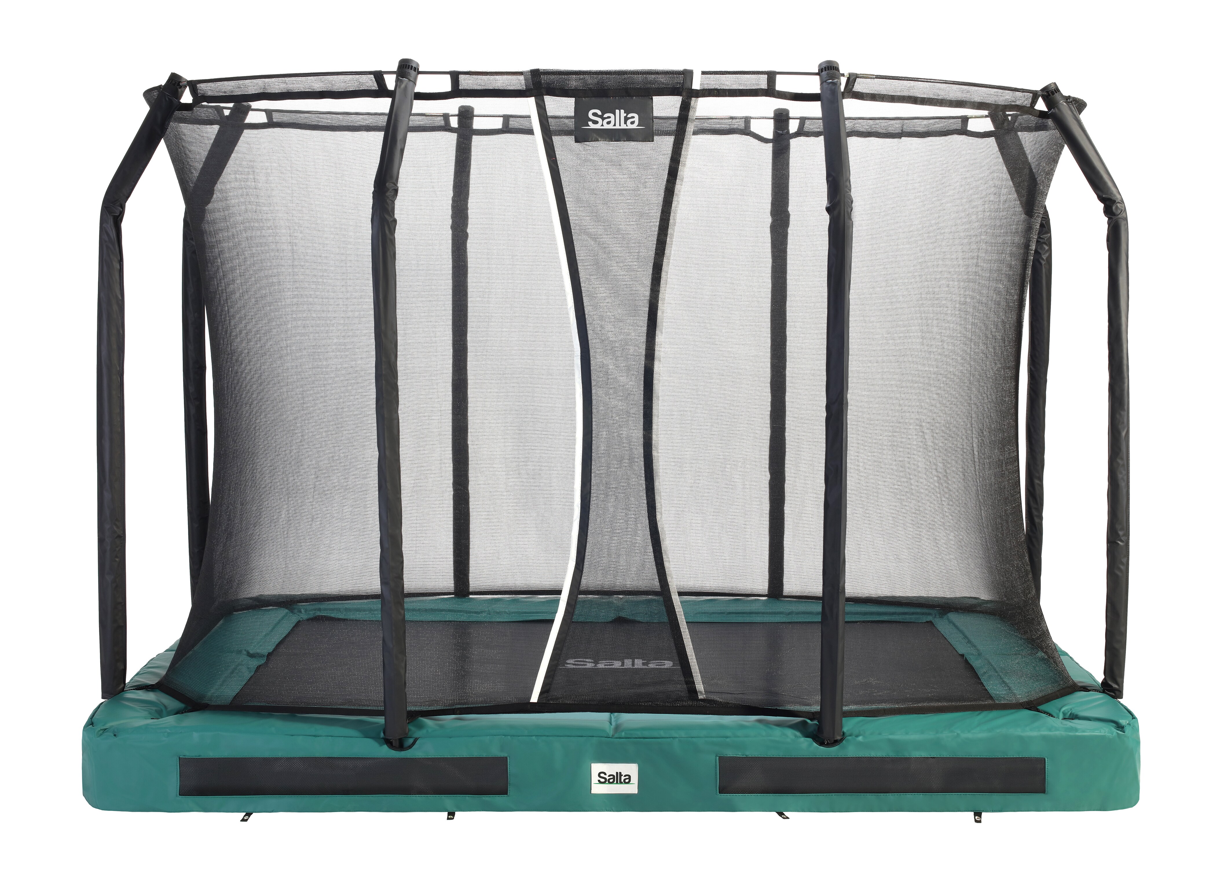 SALTA Premium Ground Trampolin ca. 305x214 cm - Rechteckig Gr&uuml;n - versch. Ausf&uuml;hrungen 