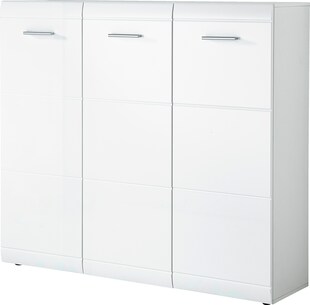 Schuhschrank mit drei Türen mit Rillenfräsung GW-ADANA 3523 