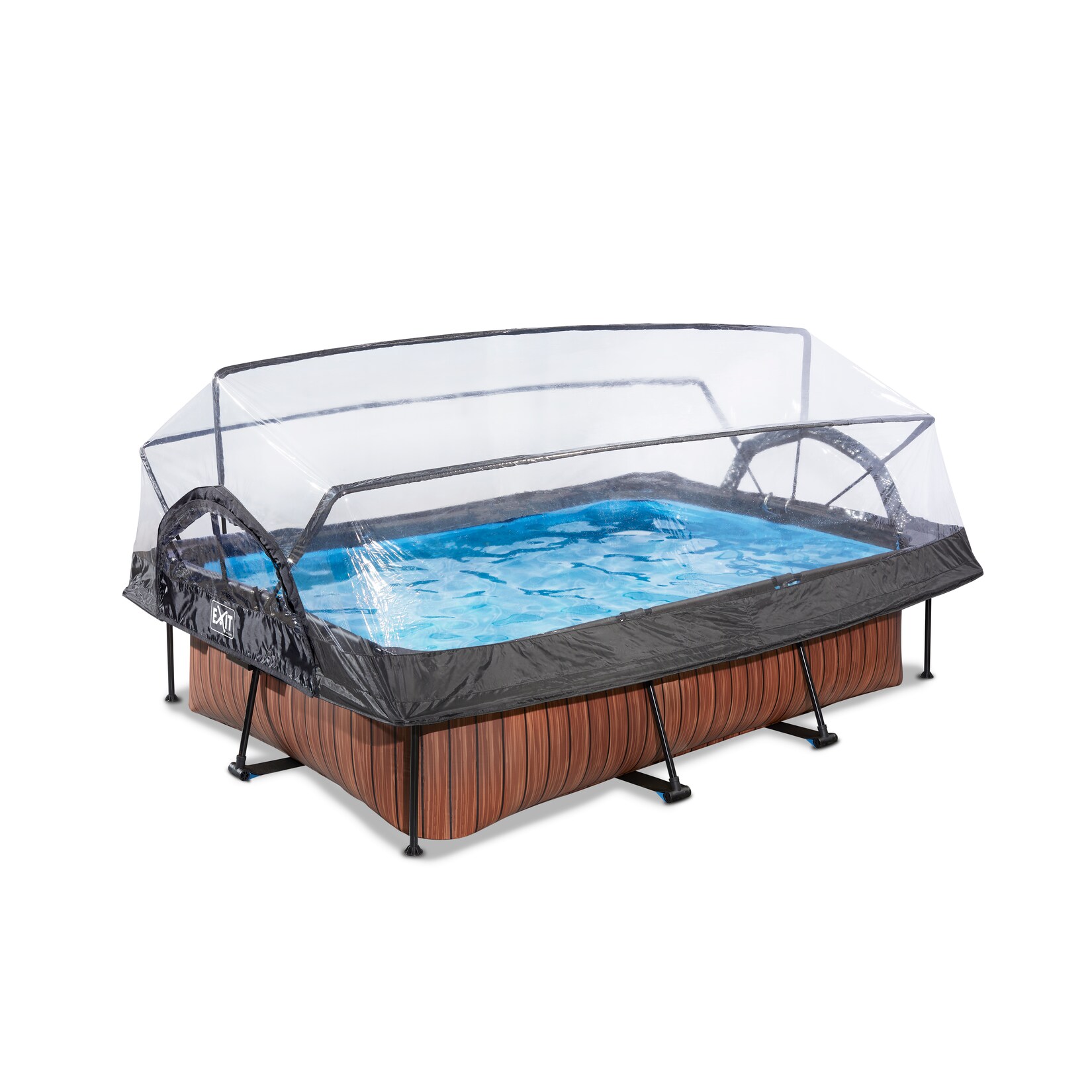 Frame Pool 220x150x65cm mit Filterpumpe und Abdeckung, versch. Ausführungen