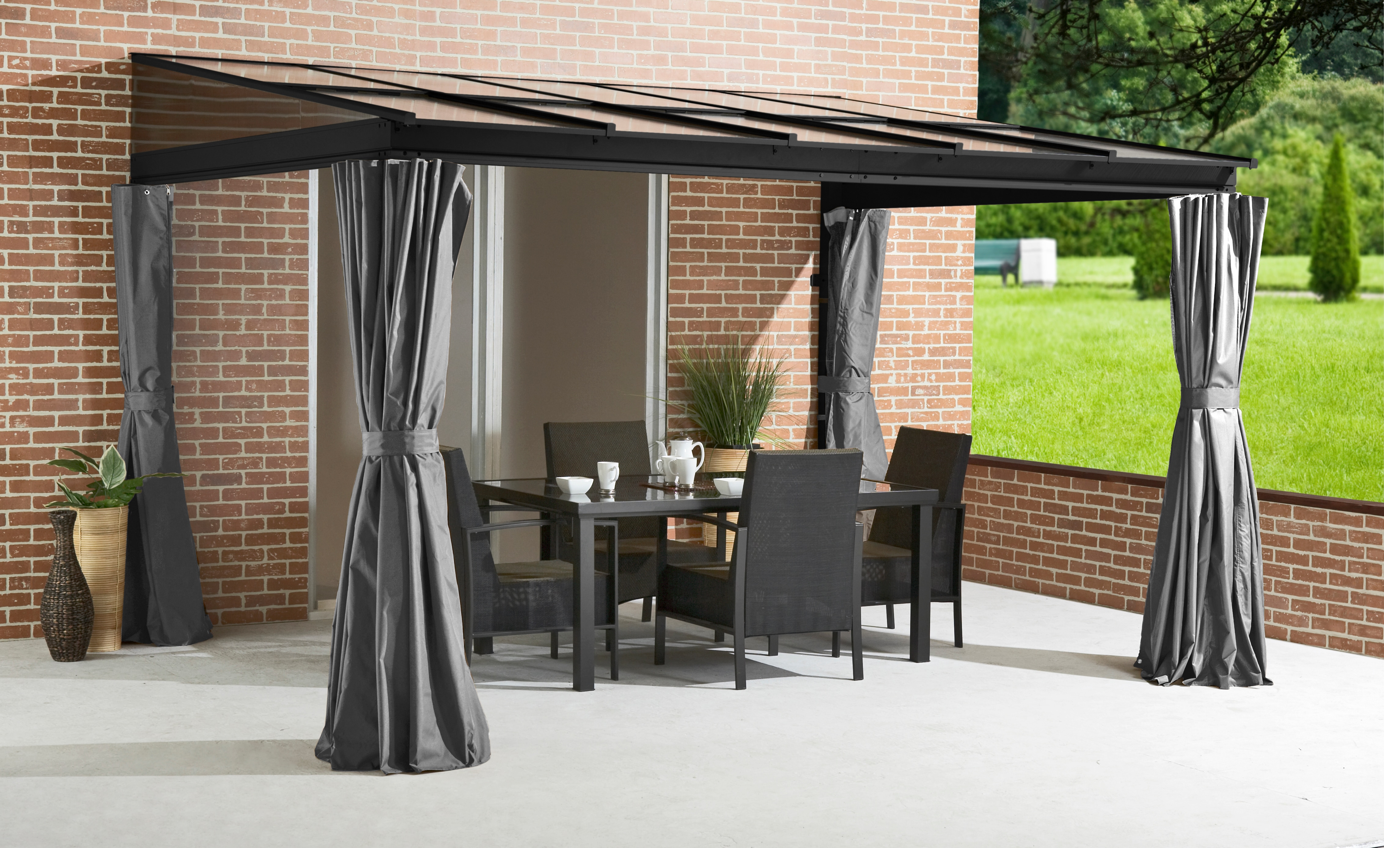 SOJAG Aluminium Terrassen&uuml;berdachung St. Barth 8x12 