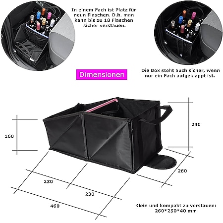 Wumbi Aufbewahrungsbox Pink KfZ Kofferraum Kofferraumtasche Organizer Auto  Tasche bei Marktkauf online bestellen