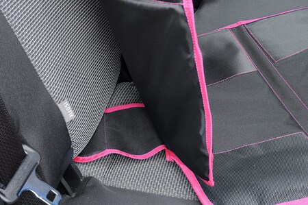 Wumbi Sitzschutz Pink Sitzbezug Kindersitzunterlage Wasserabweisend  Sitzschoner Isofix Rutschfest