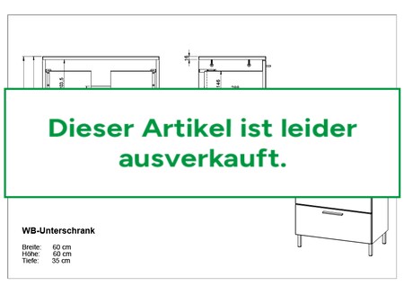 Germania Waschbeckenunterschrank mit zwei GW-ARVADA 8296 bei online Schubladen bestellen Marktkauf