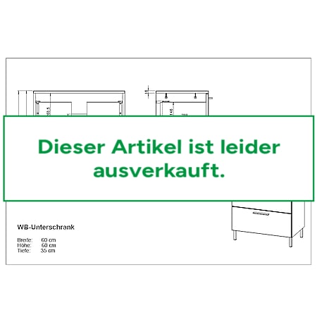 Germania Waschbeckenunterschrank mit zwei Schubladen GW-ARVADA 8296 bei  Marktkauf online bestellen