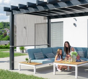 Sojag Aluminium Pergola Yamba 10x16 inkl. Sonnensegel 