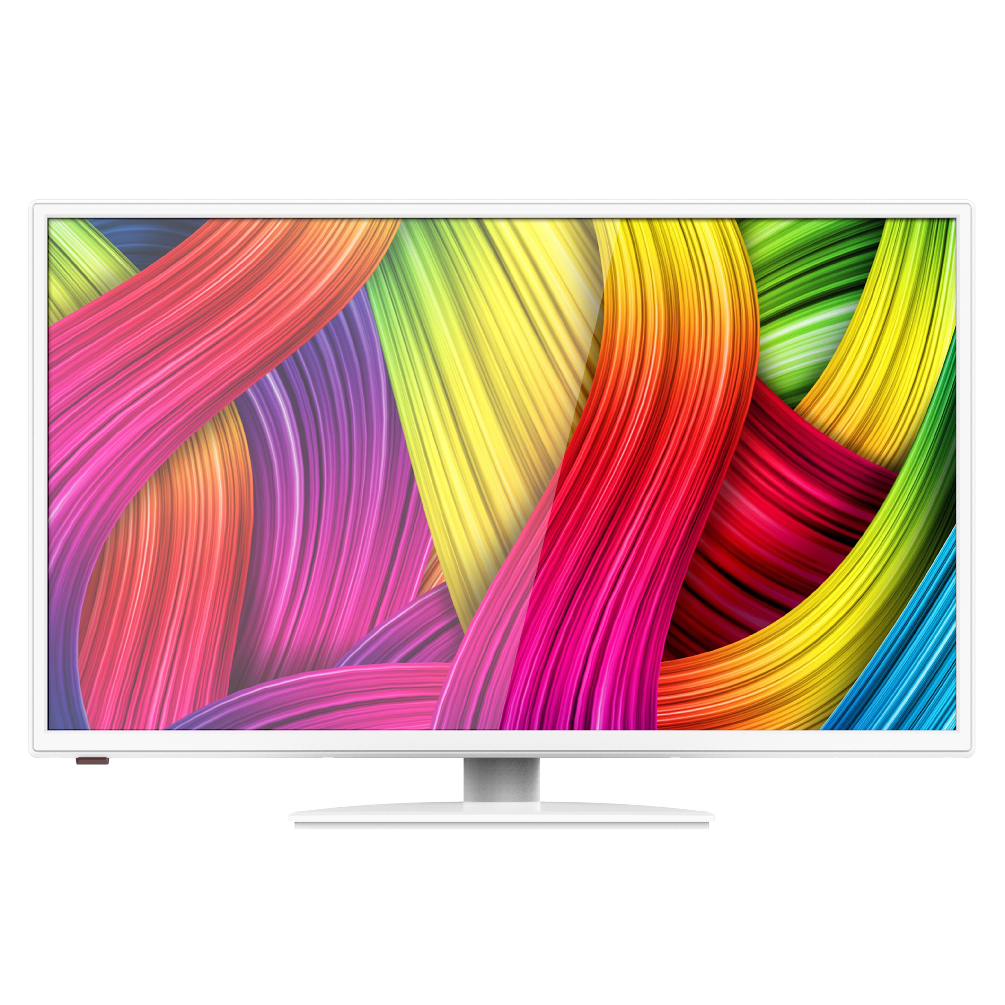 Lenco DVL-3242WH - 32 Zoll (80cm) HD-LED-Fernseher mit integriertem DVD-Player - Triple Tuner (DVB-T/T2/S2/C) - drehbarer Standfu&szlig; - verschiende Ausf&uuml;hrungen 