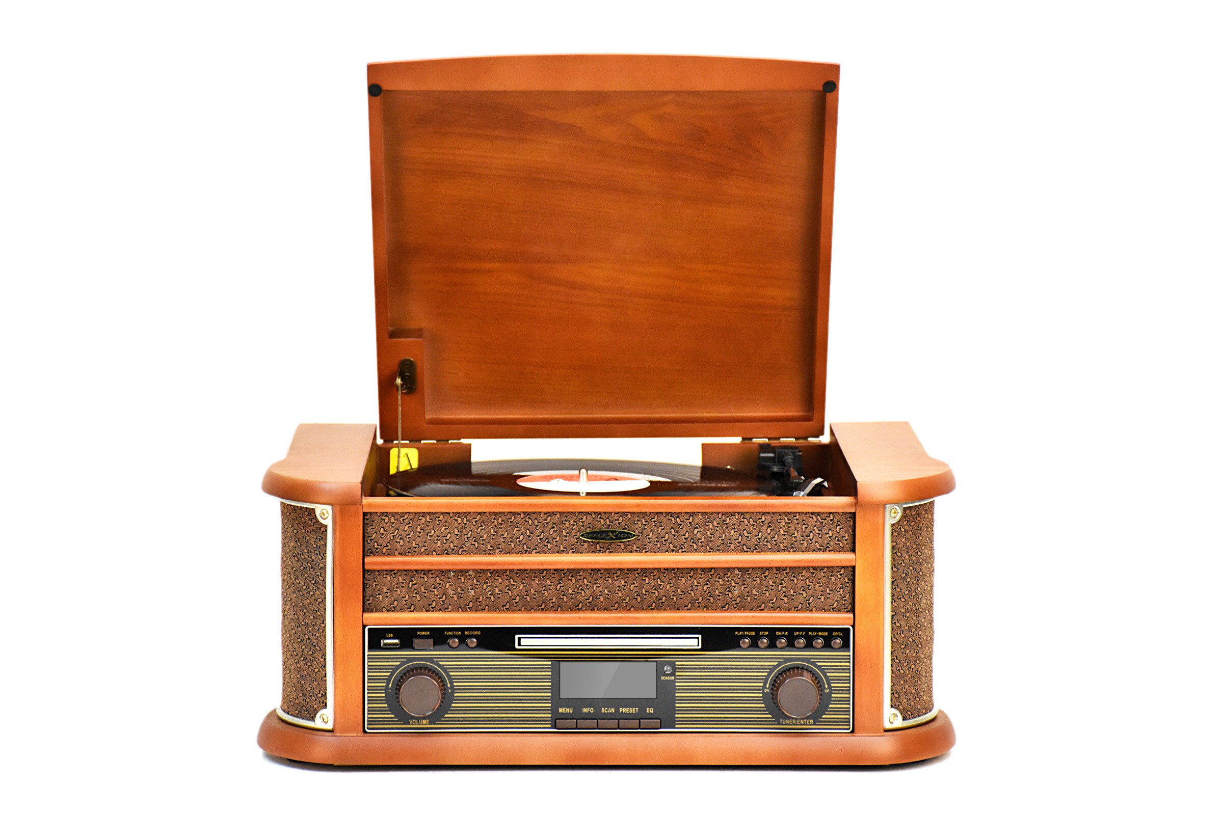 Reflexion HIF2002DAB Retro HiFi Anlage mit Plattespieler und Encoding 