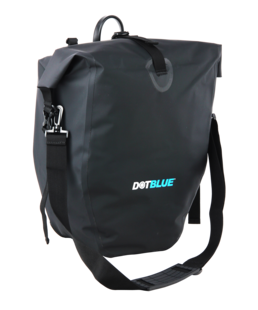 Dot-Blue Gepäckträgertasche 25,4 l, Universale Tasche für den Gepäckträger mit Klicksysstem, wasserdicht 