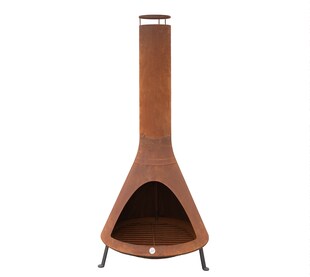 Westmann Feuerstelle inkl. Rauchablass rost 