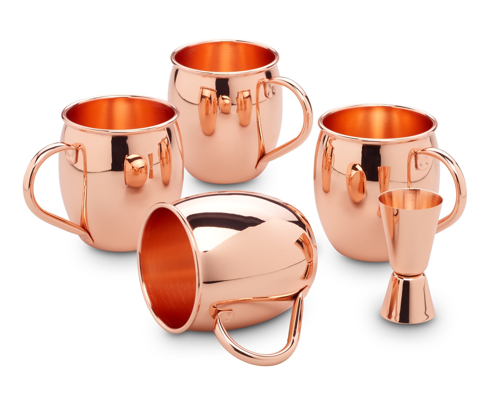 Echtwerk Moscow&nbsp;Mule Becher Set 5tlg aus Edelstahl