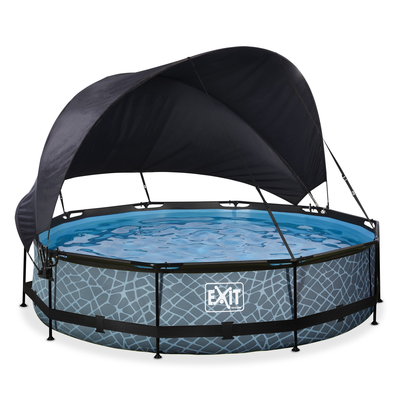 Frame Pool ø360x76cm mit Filterpumpe und Sonnensegel, versch. Ausführungen