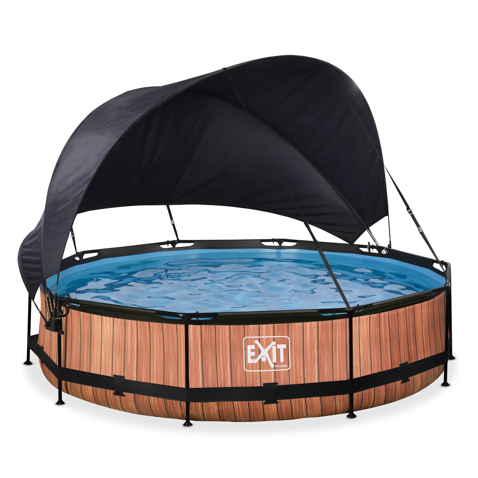 Frame Pool ø360x76cm mit Filterpumpe und Sonnensegel, versch. Ausführungen