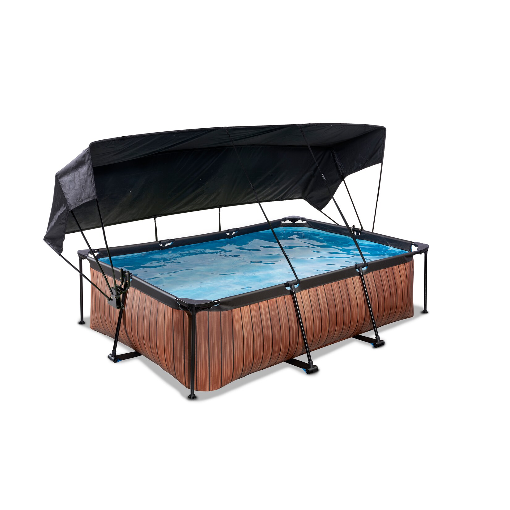 Frame Pool 220x150x65cm mit Filterpumpe und Sonnensegel, versch. Ausführungen