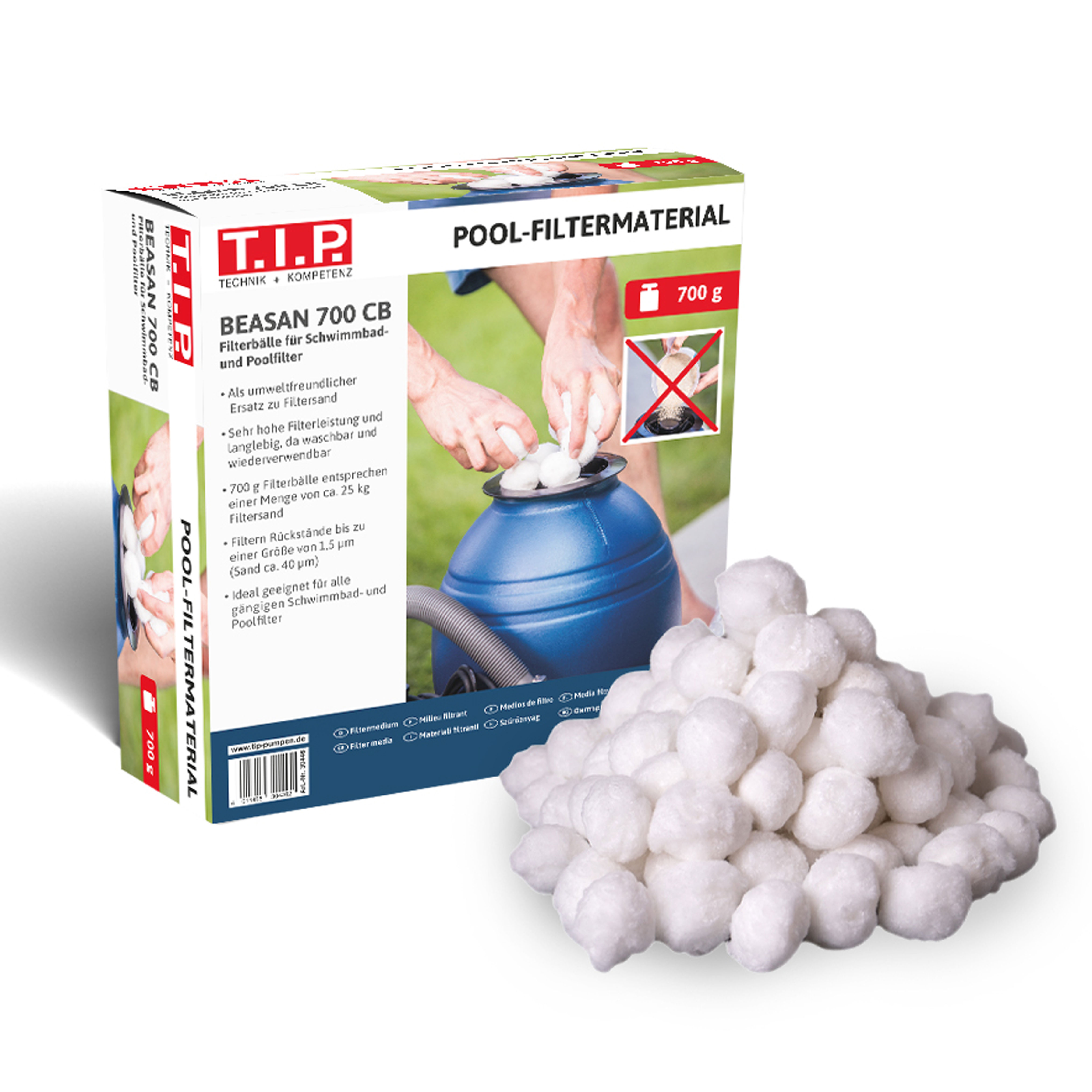 T.I.P. Pool-Filtermaterial BEASAN 700 CB 