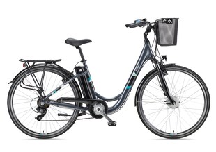 Telefunken MULTITALENT RC822 City E-Bike 28" anthrazit 
