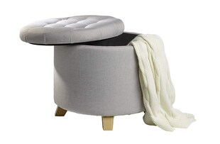 Echtwerk Sitzhocker Mary mit Stauraum 