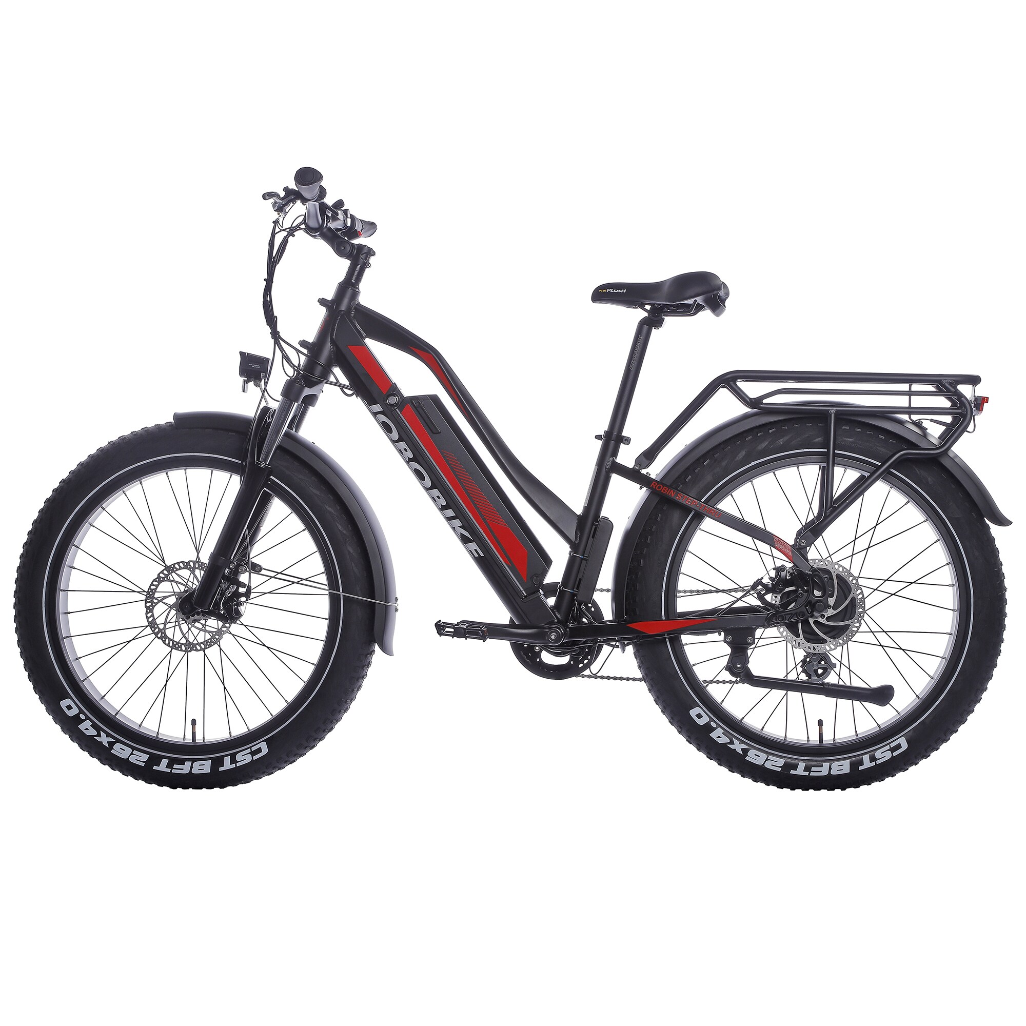 JOBOBIKE, Robin Hardtrail, Damen E-Bike 26 Zoll Fat-Reifen 250 W 