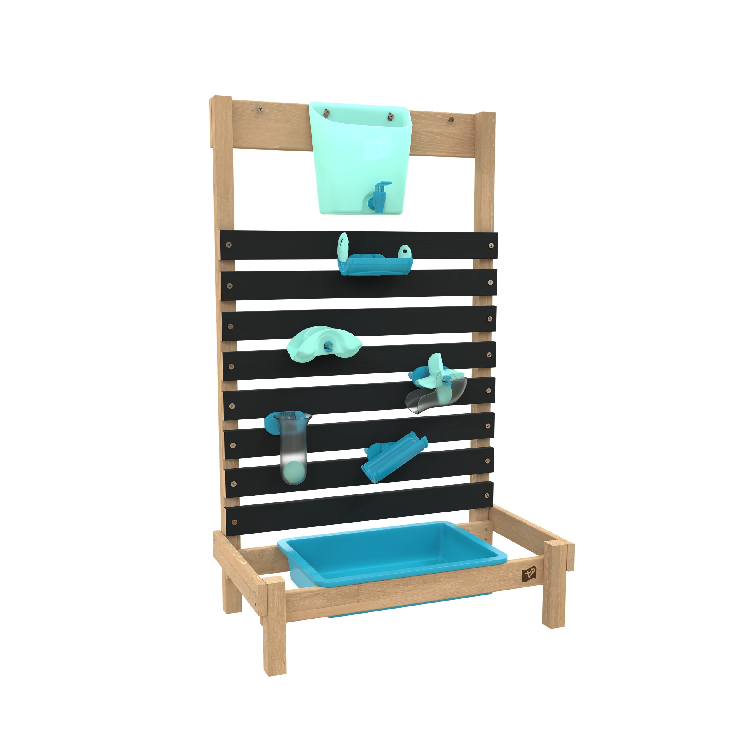 TP Toys Wasserspielwand Splash - Die h&ouml;lzerne Wasserspiel f&uuml;r den Outdoorbereich 