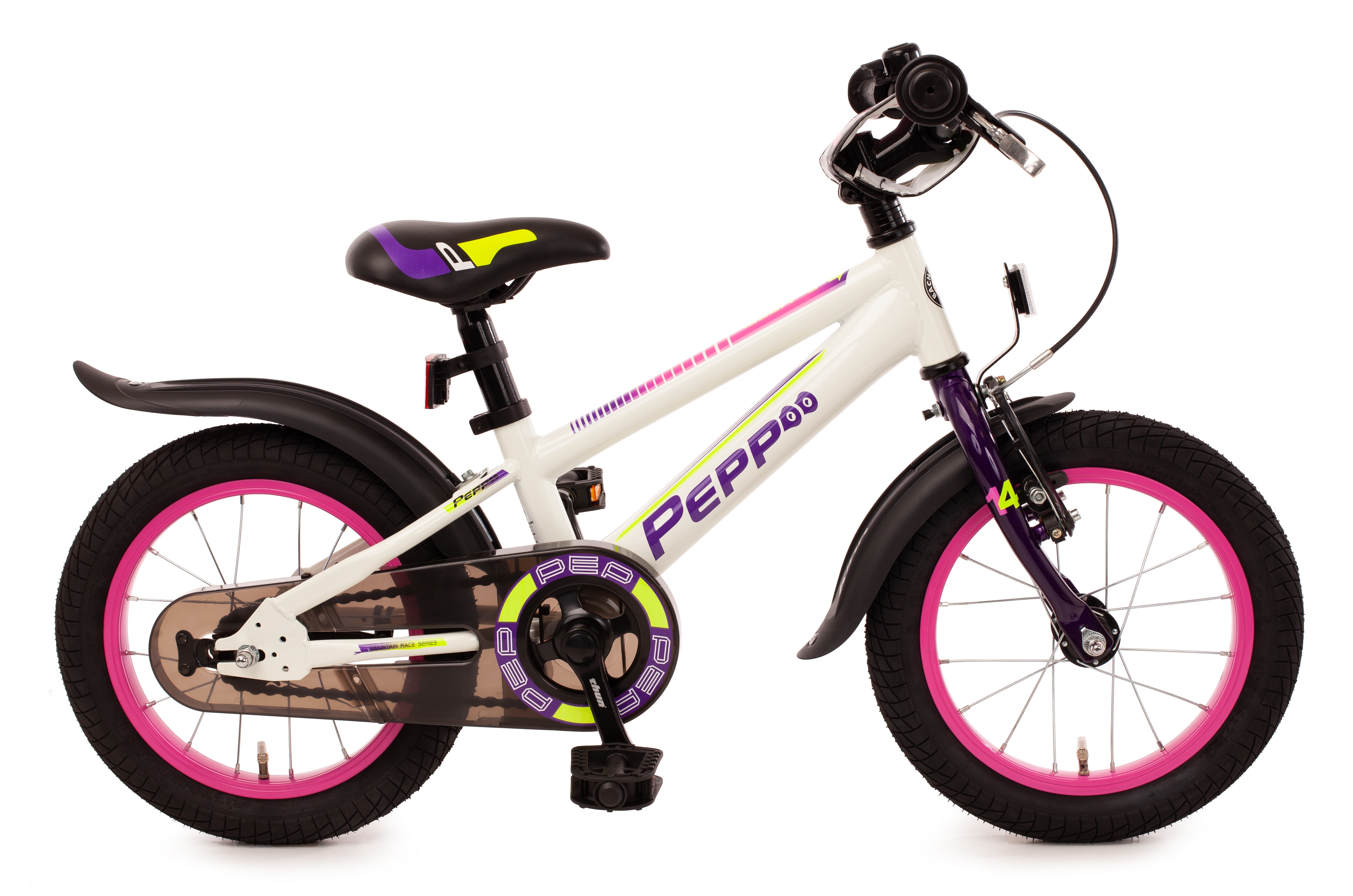 Bachtenkirch Kinderfahrrad PEPP -14''- wei&szlig;/violet 
