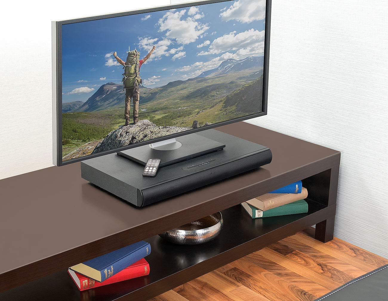 auvisio Soundbar MSX-700.dig 2.1-Soundbase mit integriertem Subwoofer Bluetooth Radio 120W Sounddeck 