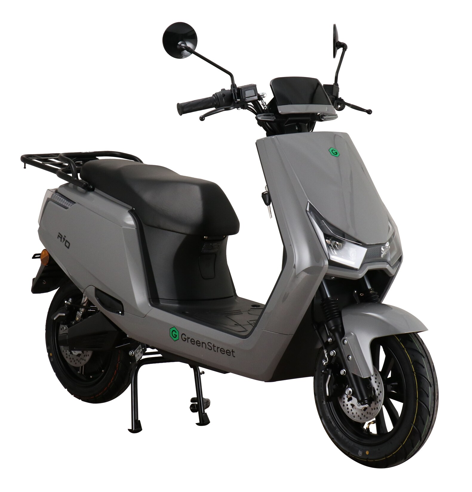 GreenStreet Elektroroller Rio 2000 W 45 kmh grau