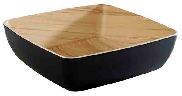 Schale -FRIDA- Melamin (schwarz) 