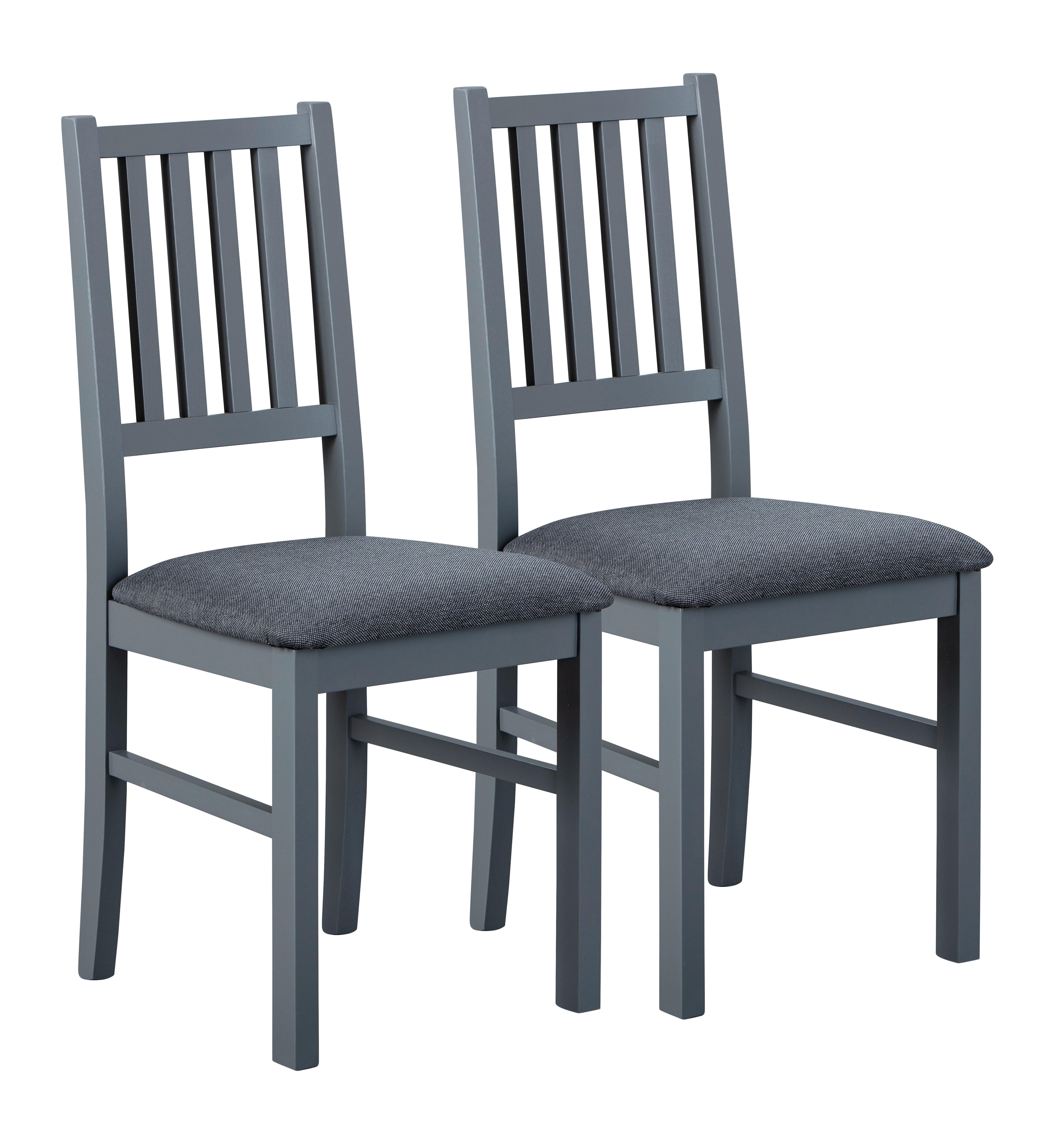 Inter Link Esszimmerstuhl Westerland - 2er Set - versch. Farben - Grau 