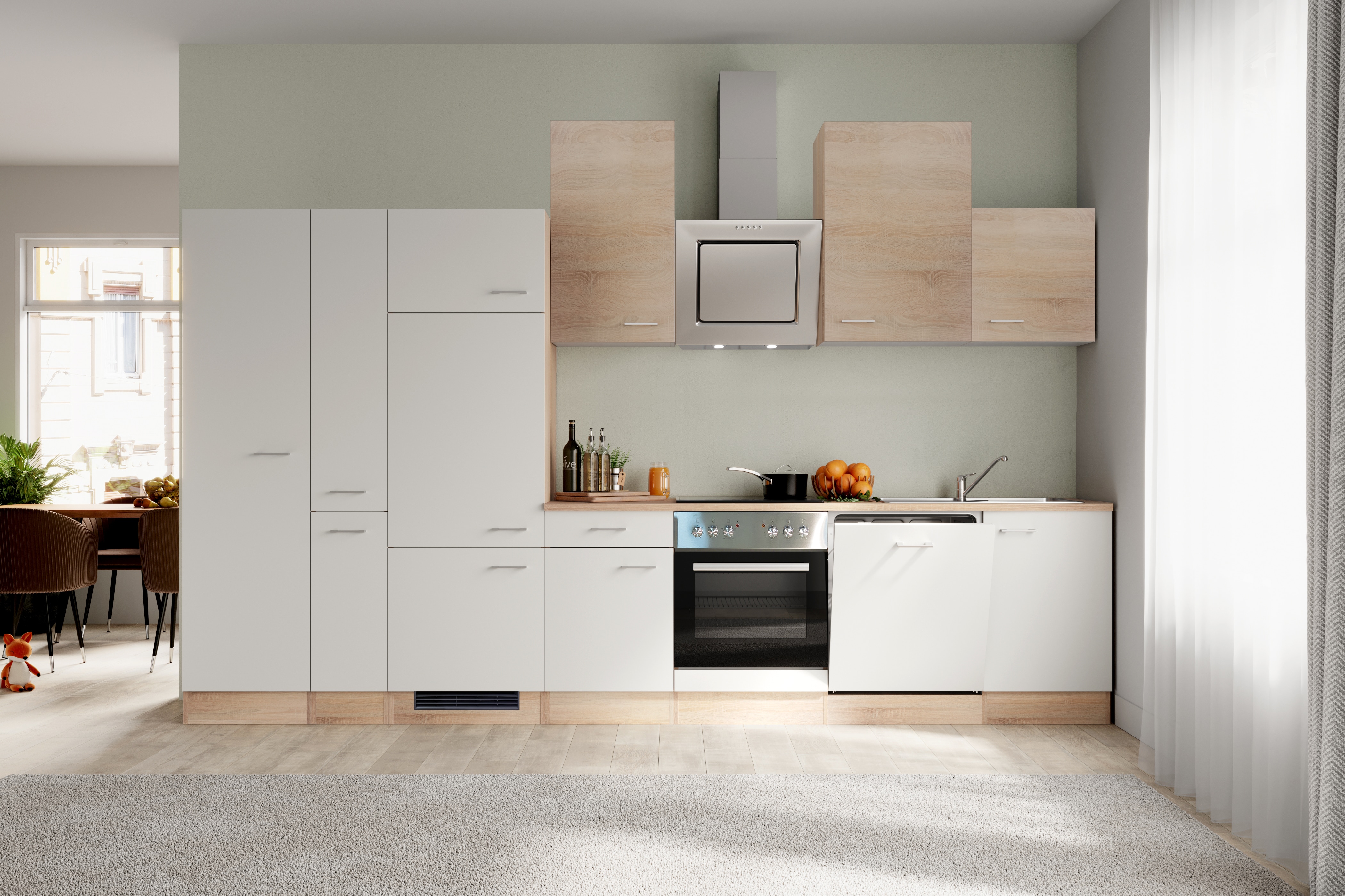 Flex-Well K&uuml;chenzeile G-360-2902-015 versch. Farben 