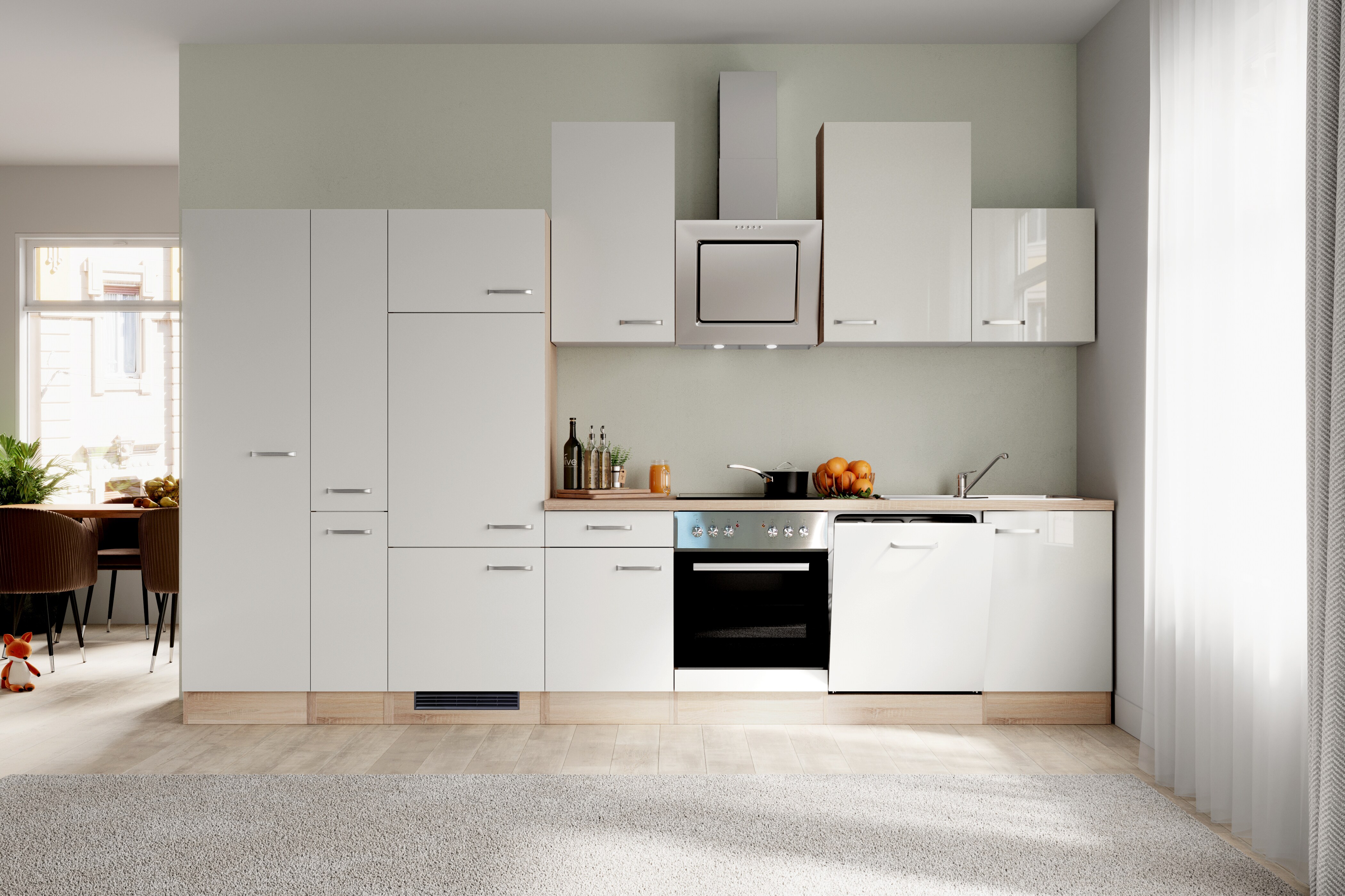 Flex-Well K&uuml;chenzeile G-360-2902-015 versch. Farben 