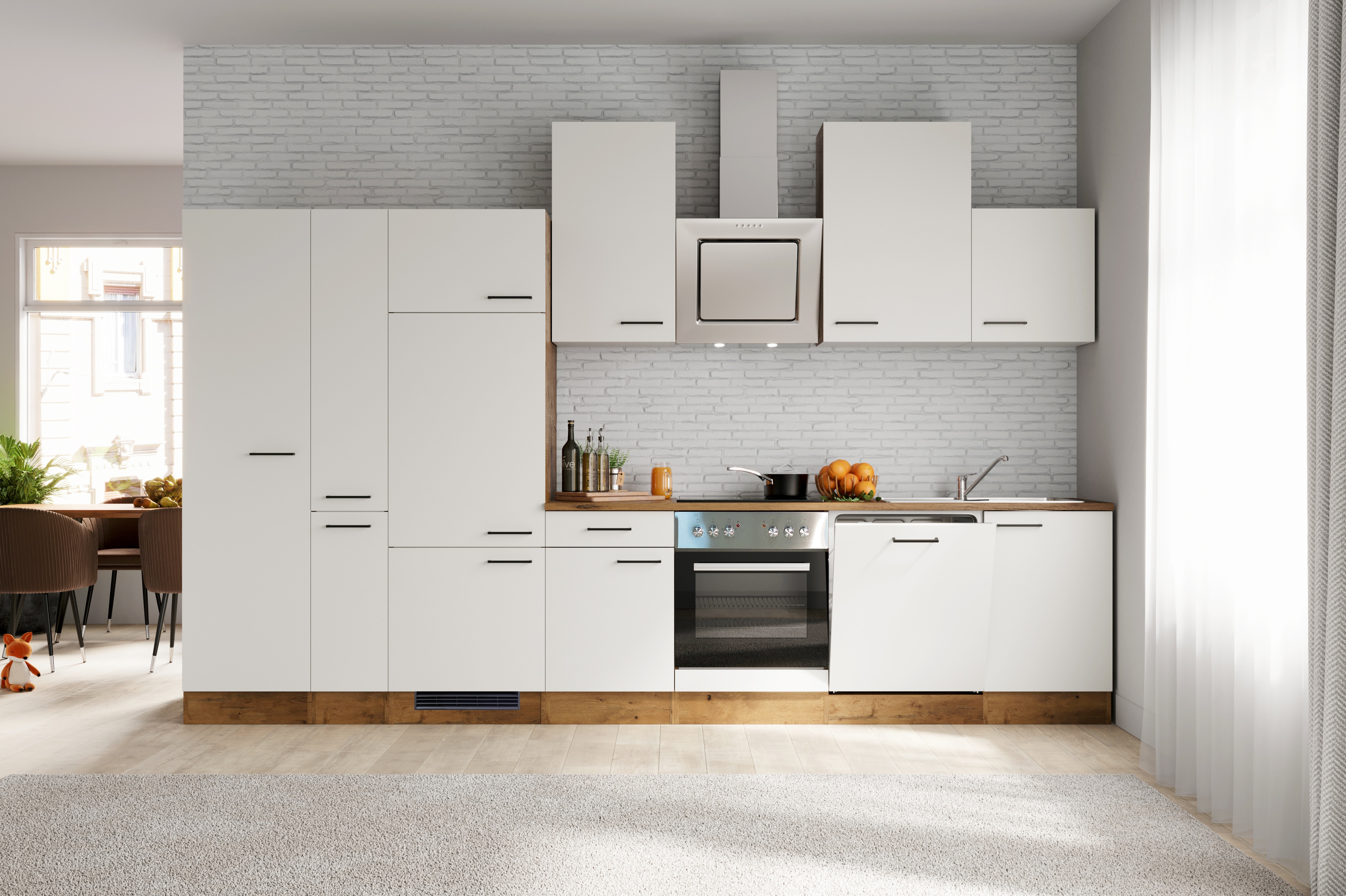 Flex-Well K&uuml;chenzeile G-360-2902-015 versch. Farben 