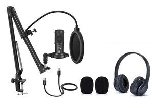 MyStudio Podcast Kit inkl. Mikrofon und Kopfhörer 