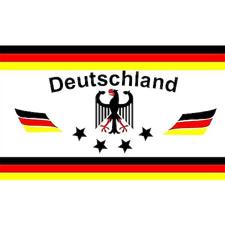 Flagge Deutschland 17 WEISS 4 STERNE 90 x 150 cm mit 2 Messingösen bei  Marktkauf online bestellen