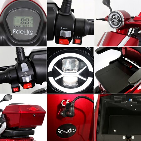 online bei bestellen 15 E-Trike Rolektro Marktkauf rot Elektromobil V.2,