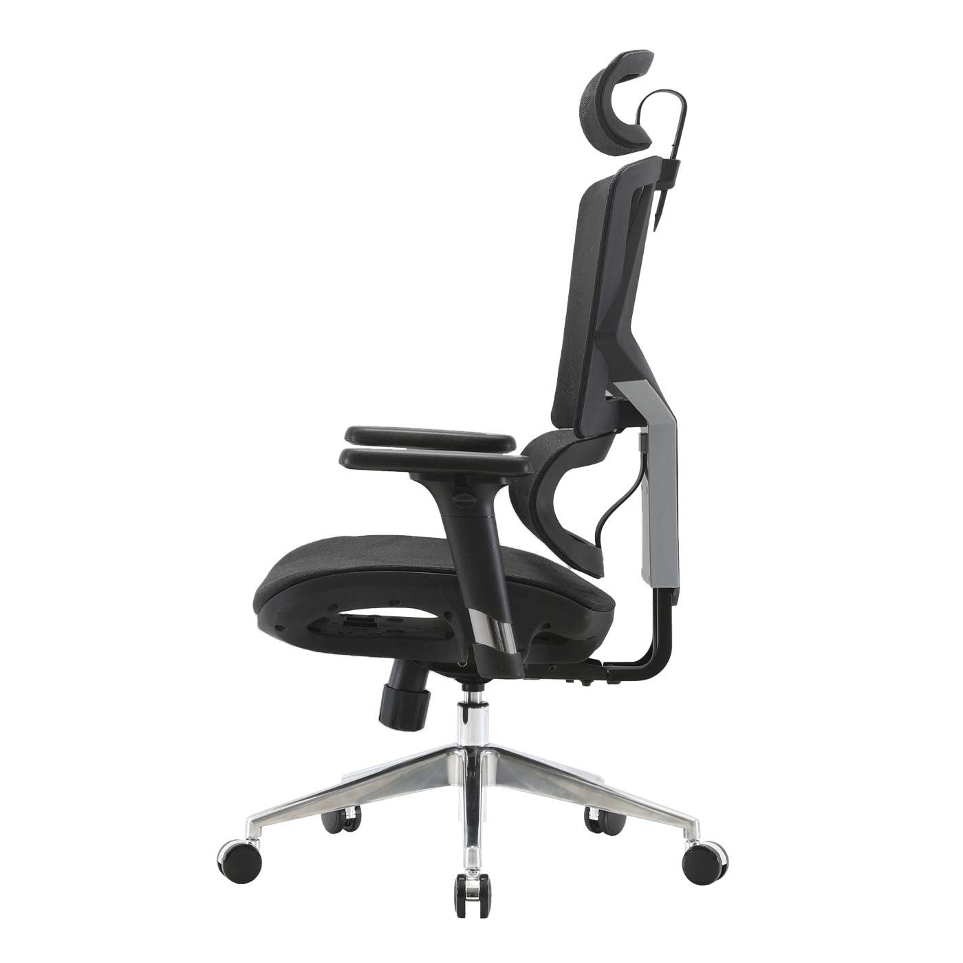 Bürostuhl MCW-J89, Schreibtischstuhl ergonomisch, Lordosenstütze  