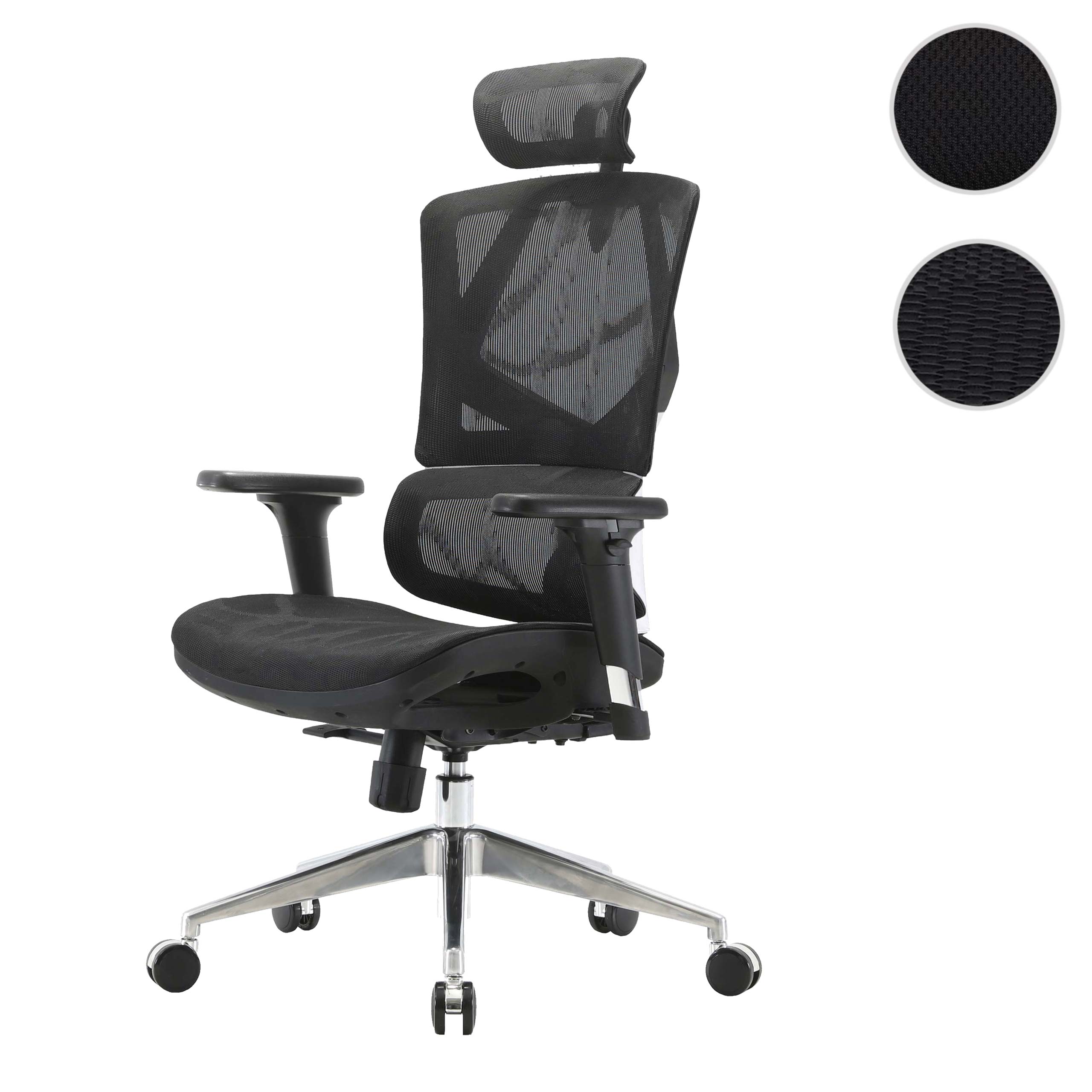 Bürostuhl MCW-J89, Schreibtischstuhl ergonomisch, Lordosenstütze  