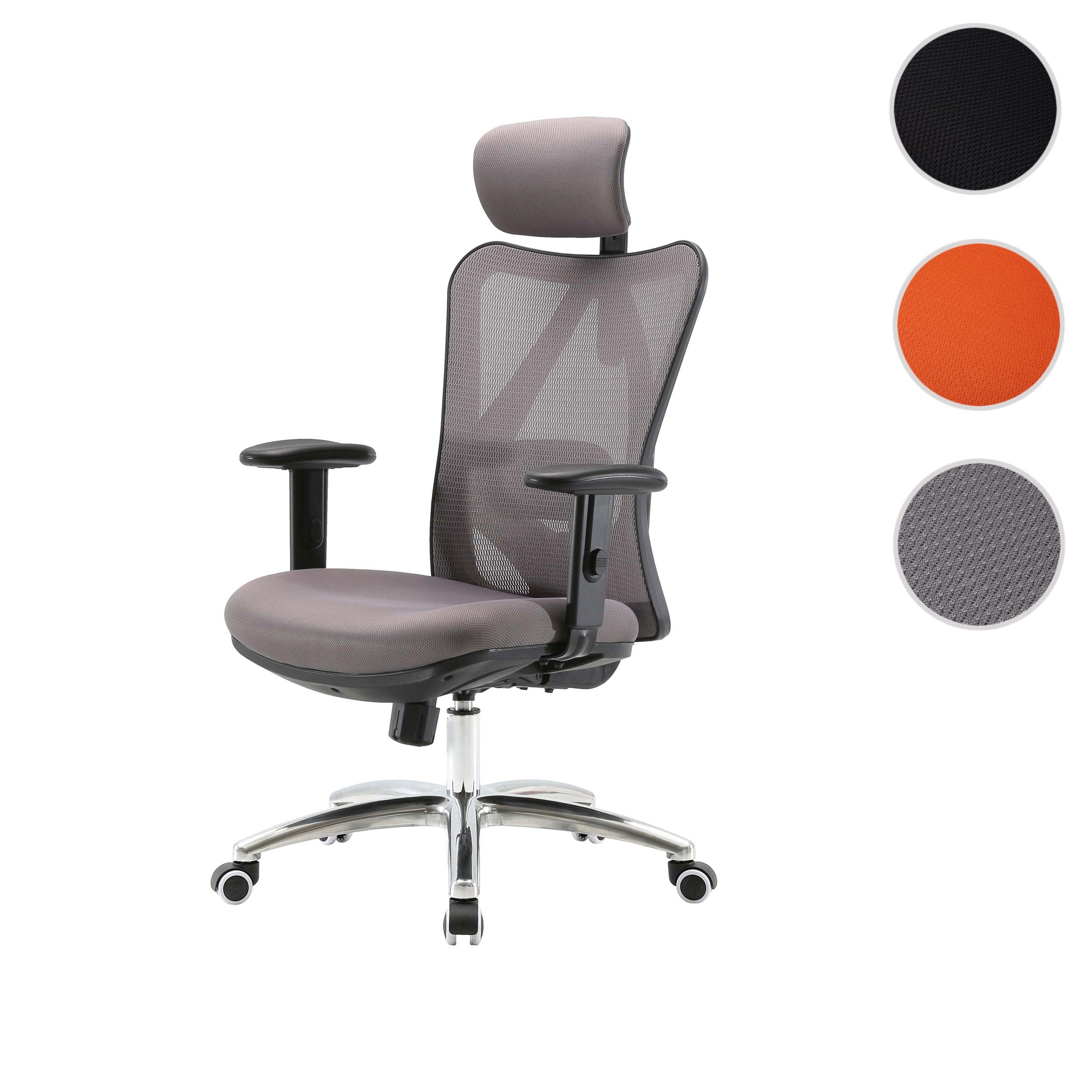 Bürostuhl MCW-J86, Schreibtischstuhl, ergonomisch, verstellbare 