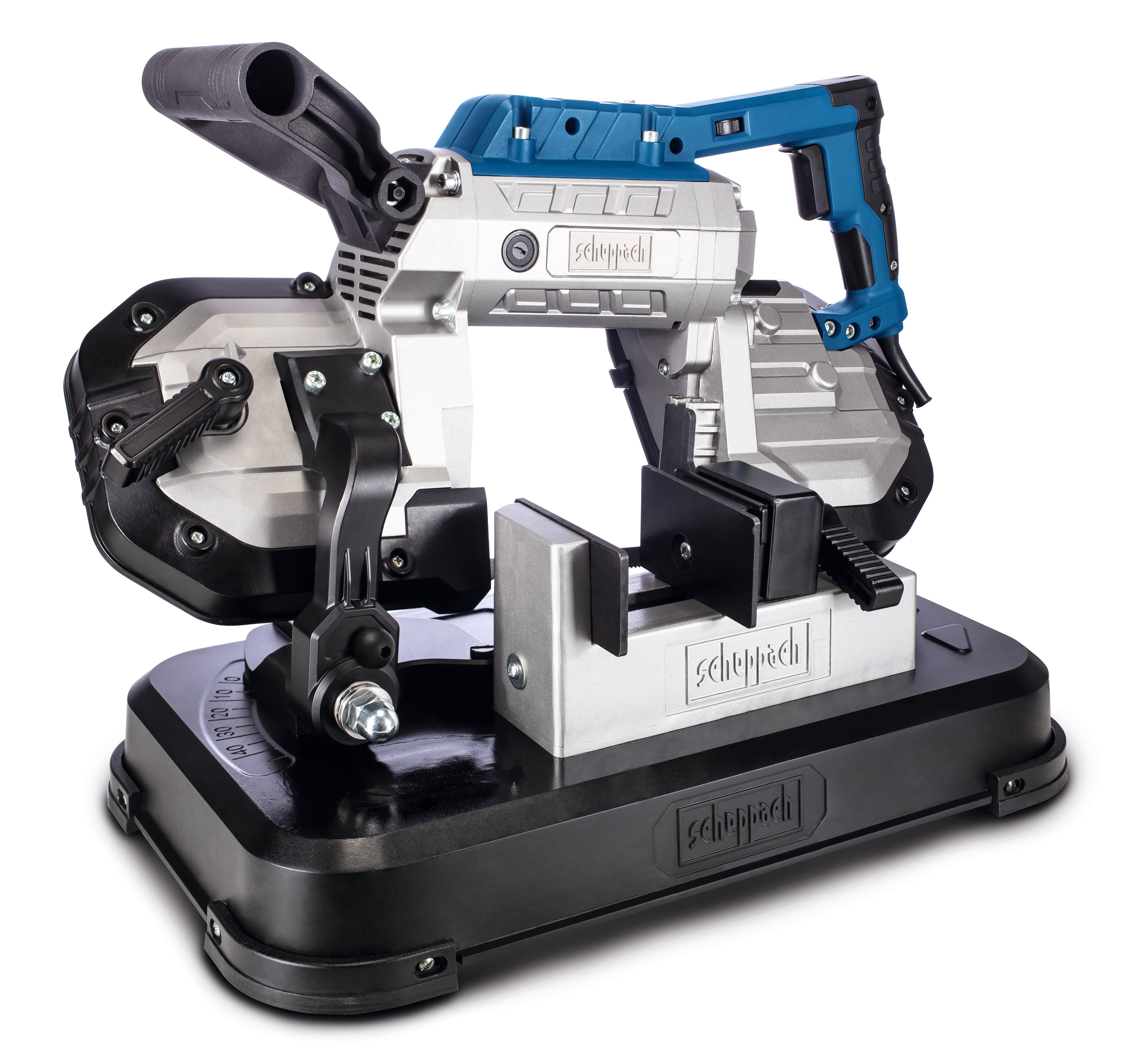 Scheppach Metall-Bands&auml;ge MBS1200 1141 mm inkl. variabler Geschwindigkeit, Laser, LED & Untergestell 