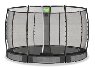 EXIT Allure Premium Bodentrampolin ø366cm - schwarz 