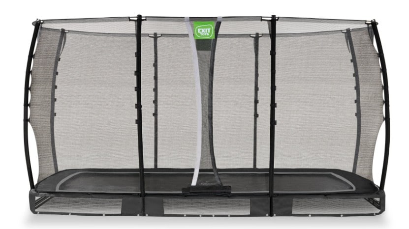 EXIT Allure Classic Bodentrampolin 214x366cm - schwarz 
