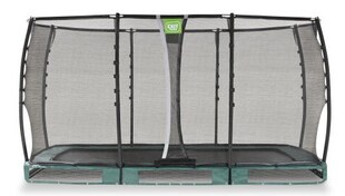 EXIT Allure Premium Bodentrampolin 214x366cm - grün 