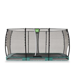 EXIT Allure Classic Bodentrampolin 244x427cm - grün 