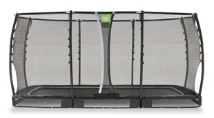 EXIT Allure Premium Bodentrampolin 244x427cm - schwarz 
