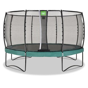 EXIT Allure Premium Trampolin ø427cm - grün 