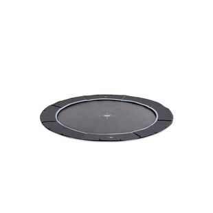 EXIT Dynamic ebenerdiges sports Trampolin ø366cm - schwarz 