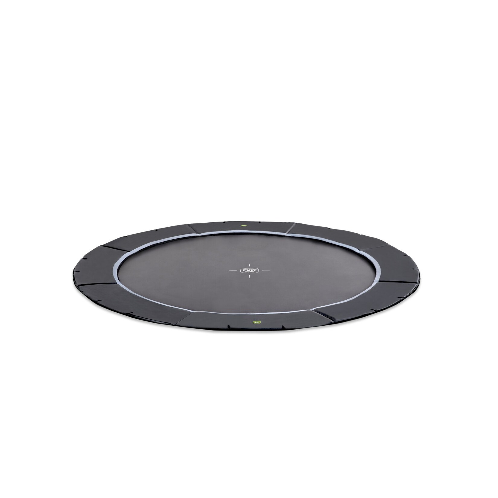 EXIT Dynamic ebenerdiges sports Trampolin ø427cm - schwarz