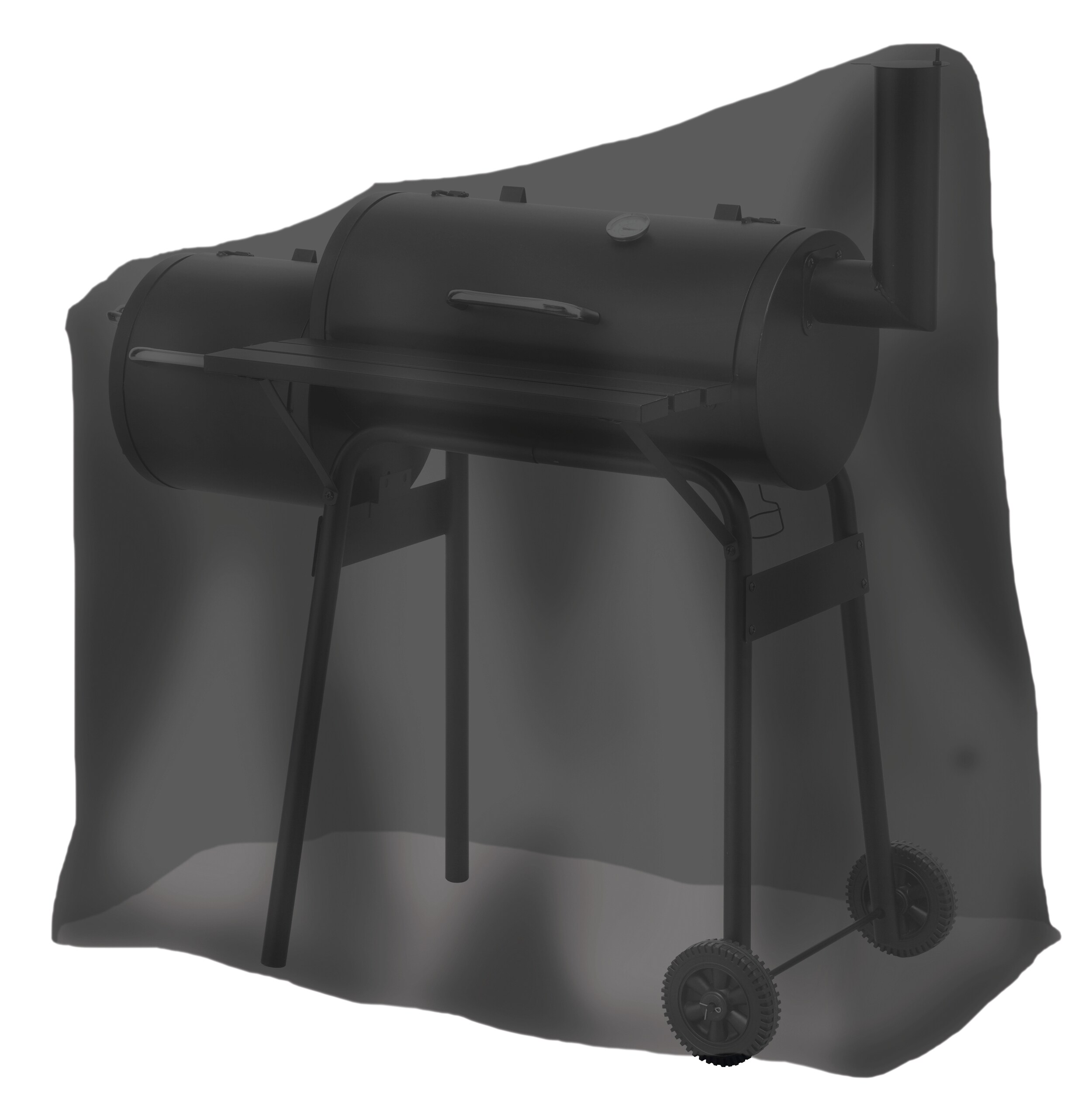 Tepro universal Abdeckhaube f&uuml;r Smoker klein, schwarz 